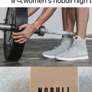 Nobull No Bull Gray Arctic high top trainers CrossFit shoes W6.5